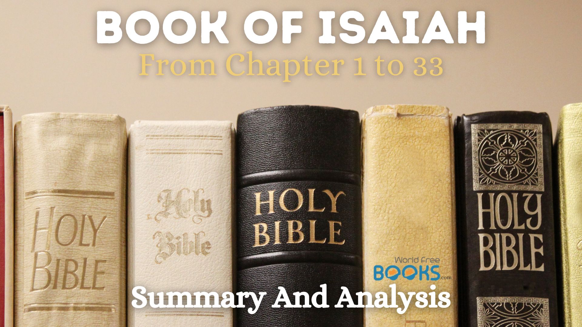 Book of Isaiah Summary And Analysis