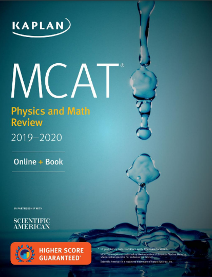 MCAT Physics and Math Review 2019-2020 By Kaplan Test Prep