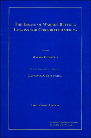 The Essays of Warren Buffett By Warren Buffett